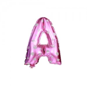 Alphabet Pink Love Foil Balloon